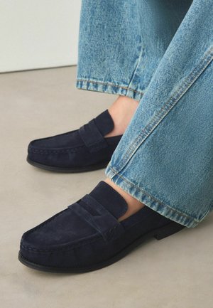 Next, Moccasins - navy