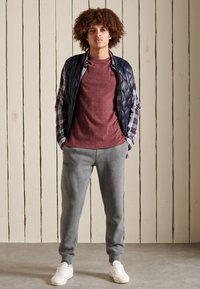 Superdry & Co VINTAGE LOGO  - T-shirt basic - burgundy heather