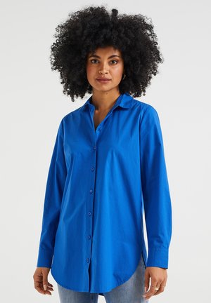 RELAXED FIT - Button-down blouse - blue