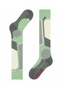 FALKE SK2 WOOL SKIING MEDIUM CUSHIONING - Calzettoni - quiet green