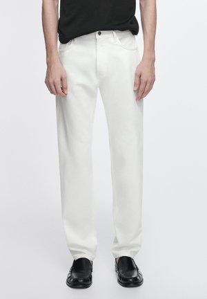 Massimo Dutti, SLIM FIT JEANS - Jeans slim fit - white