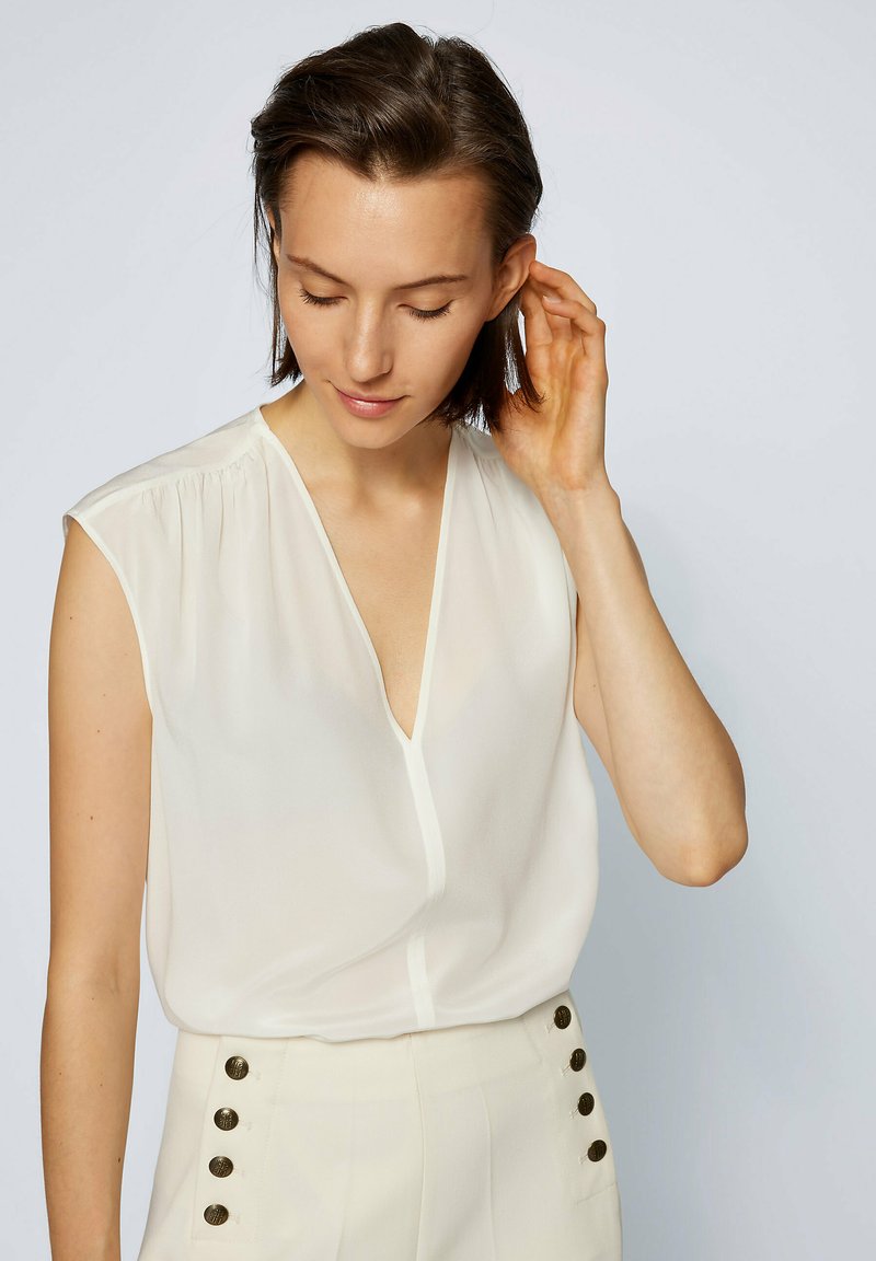 Damen Kleider | BOSS IORE Bluse natural/weiß - FQ37537 Damen Kleider | BOSS IORE Bluse natural/weiß - FQ37537