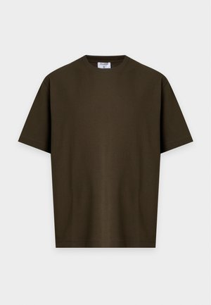 Filippa K, CREW NECK TEE - Обикновена тениска - dark moss green