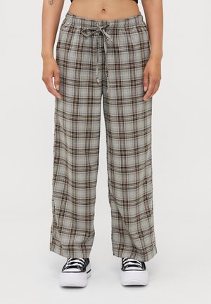 ONLISADORA LIFE PULL WIDE - Pantalon classique - medium grey melange