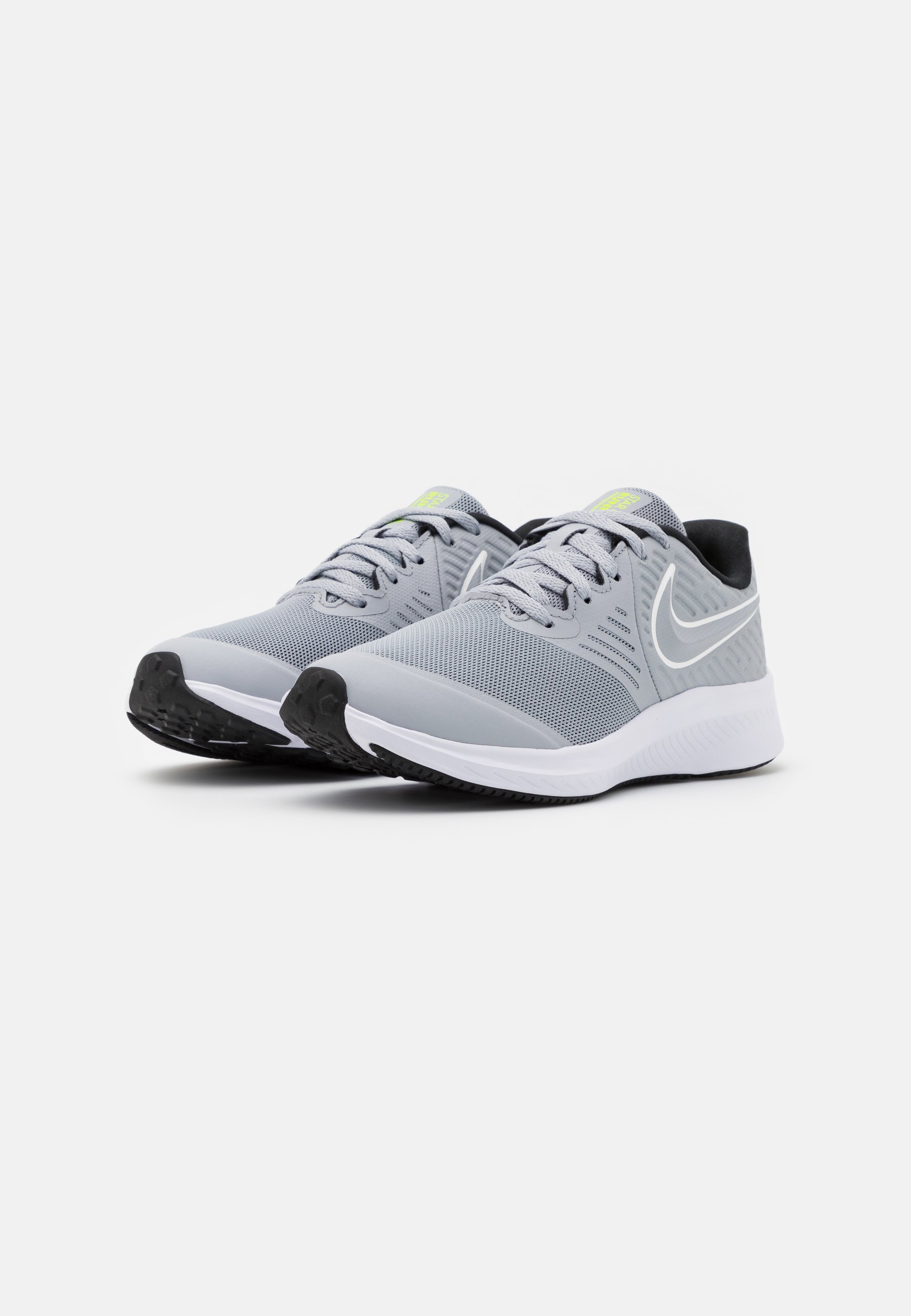 Nike Performance STAR RUNNER 2 UNISEX - Zapatillas de running neutras -  wolf grey/white/black/volt/gris - Zalando.es