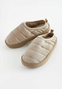 Next THINSULATE LINED QUILTED HARD SOLE STANDARD - Papuče - neutral