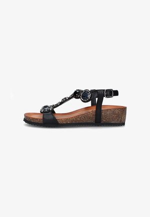 IGI&CO, 1197500 - Sandali con zeppa - black