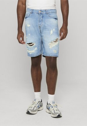 DESTROYED  - Jeansshorts - blue