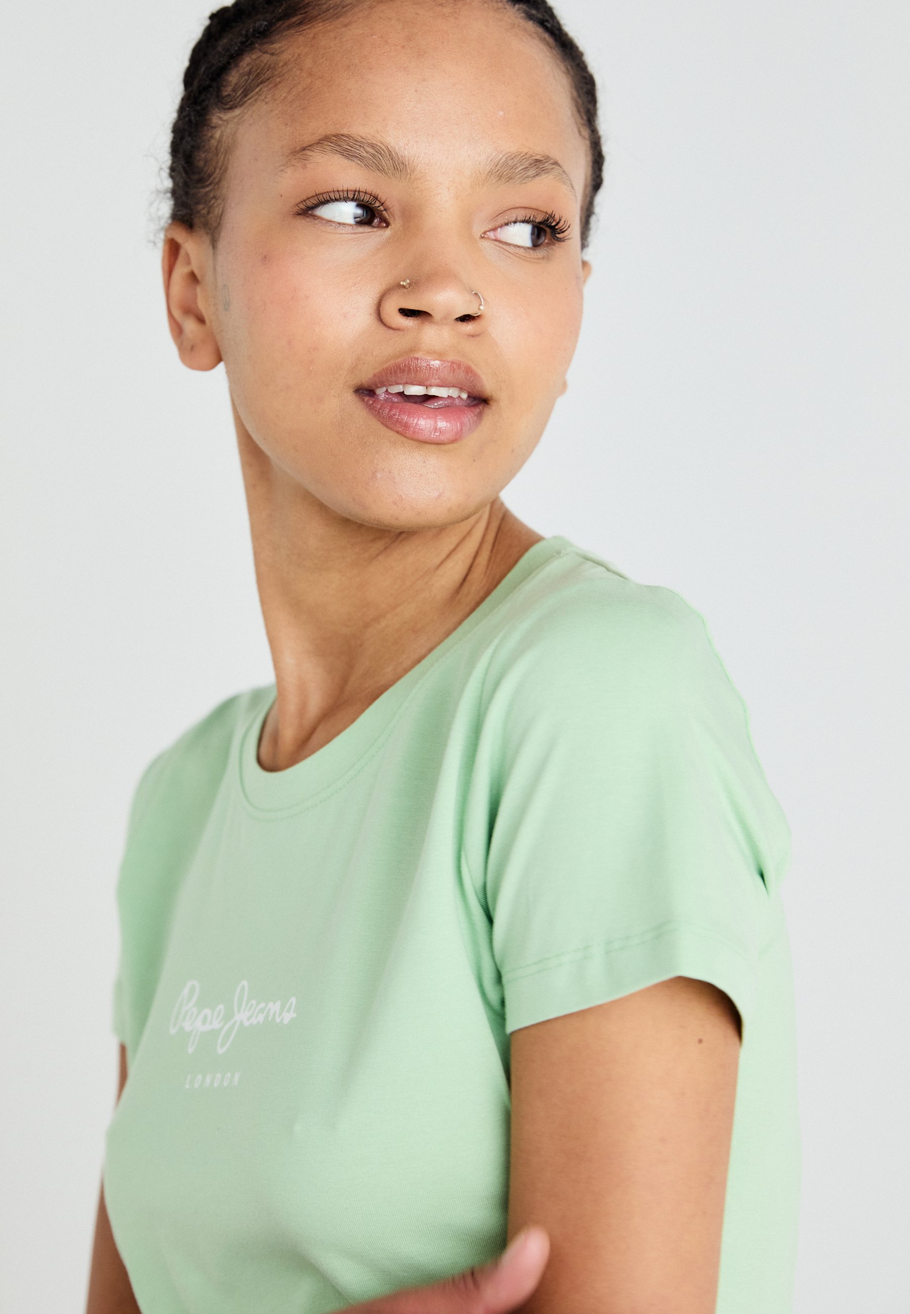売れ筋商品|||ペペジーンズ Tシャツ レディース トップス VIRGINIA - Print T-shirt - fresh green Pepe Jeans VIRGINIA - T-Shirt print - fresh green/hellgrün