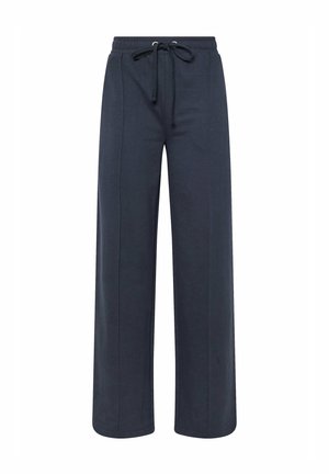 Long Tall Sally SEAM FRONT WIDE LEG - Tracksuit bottoms - navy