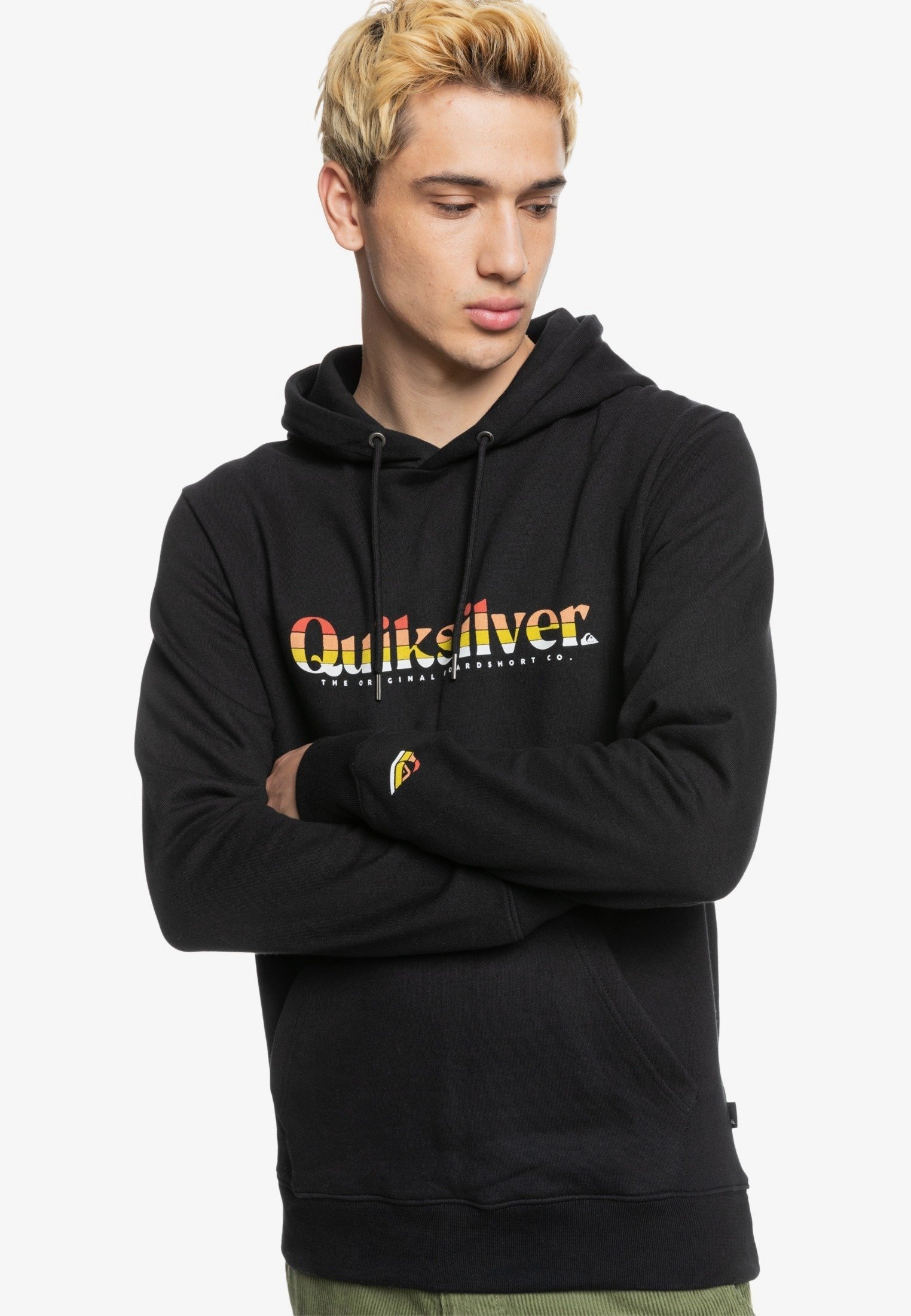 Quiksilver Jersey con capucha - black/negro - Zalando.es