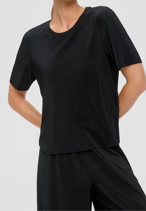 T-shirt imprimé - mottled anthracite