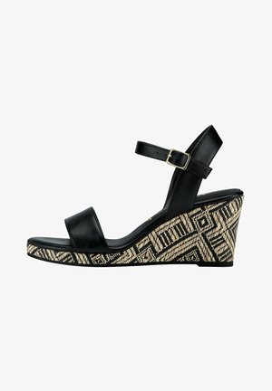 Tamaris, Sandales compensées - black