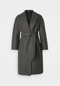 Unselected, dark grey melange