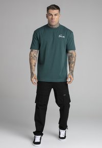 SIKSILK SCRIPT  - T-shirts print - green