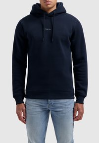 Pure Path REGULAR FIT LS - Hoodie - navy