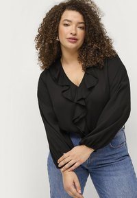 Ellos Plus collection - Blouse - schwarz Miniatuurafbeelding 1