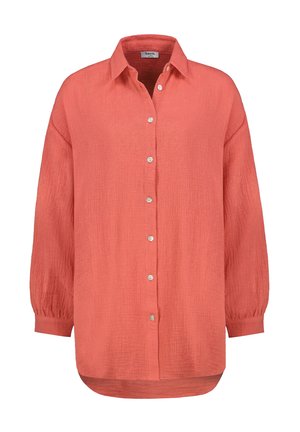 Sublevel LEGERE LOOK MIT KNOPFLEISTE - Button-down blouse - orange
