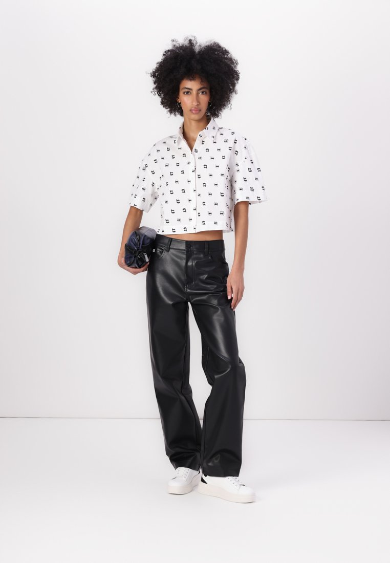 売れ筋商品|||イチ Tシャツ レディース トップス IXHARPER - Print T-shirt - meteorite flower print IXHARPER Women's Meteorite Flower Print Crew Neck T-shirt
