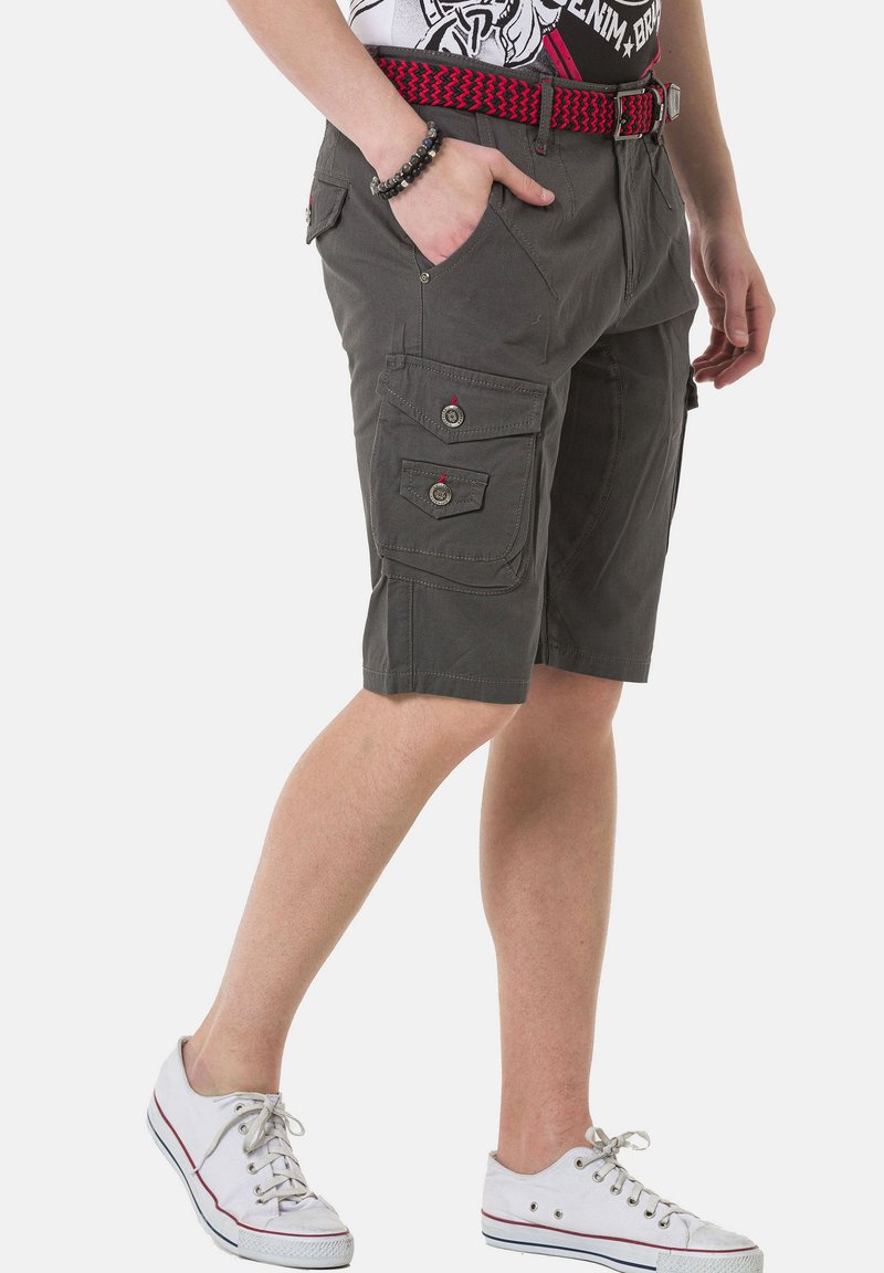 Herren Chino Shorts | Cipo & Baxx Shorts grau - OE26211 Herren Chino Shorts | Cipo & Baxx Shorts grau - OE26211