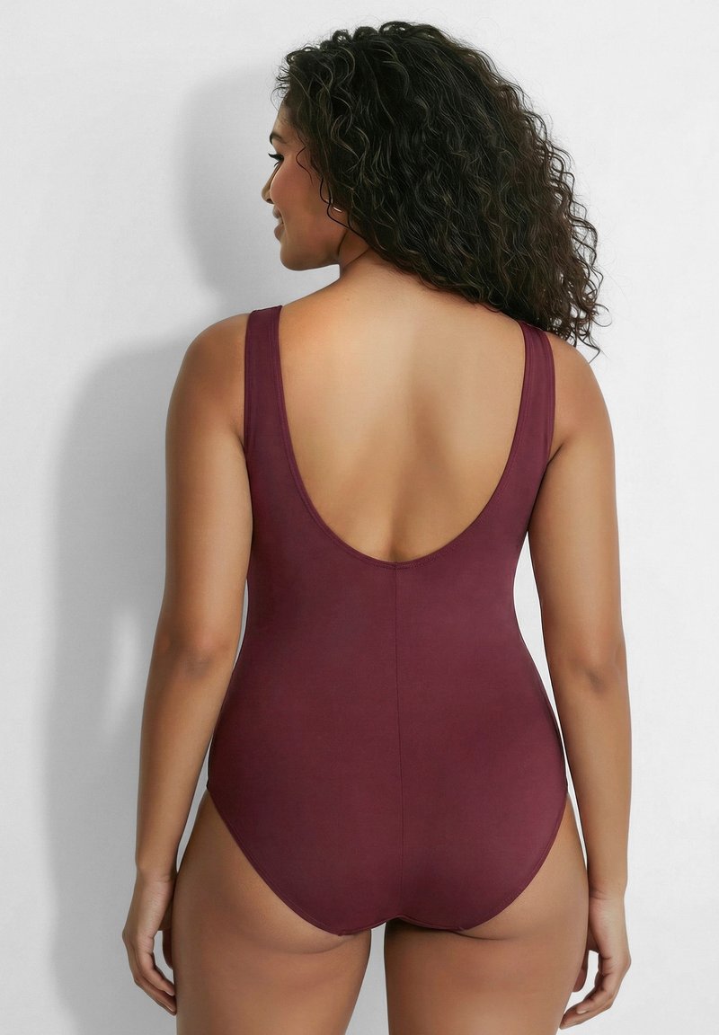 Ulla Popken Badpak - berry/(rood)paars