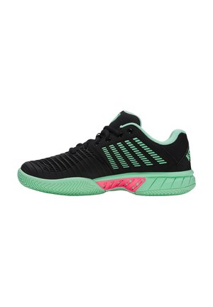 EXPRESS LIGHT - Tenisové boty na všechny povrchy - black/neon mint/neon pastel pink