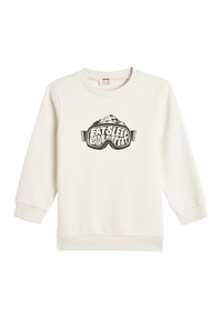 Koton LONG SLEEVE CREW NECK WINTER THEMED PRINTED DETAIL SOFT INTERIOR - Collegepaita - white
