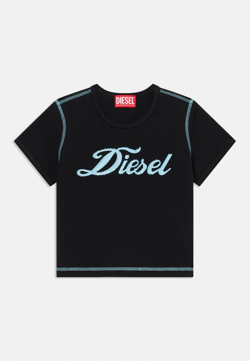 Diesel T-shirt print zwart Diesel T-shirt print zwart