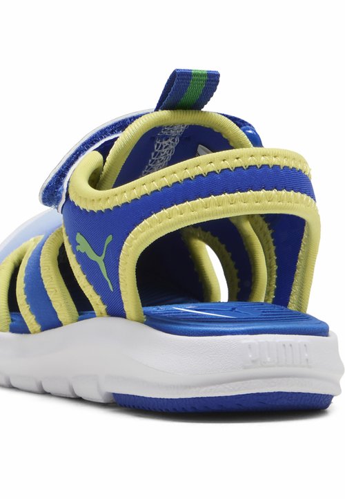 PUMA FUN RACER SANDAL COME ON SANDALEN UNISEX - Walking sandals - royal sapphire-green fruit-lemon meringue — foto 4