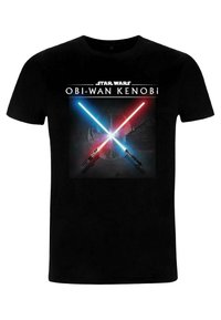 Star Wars OBI WAN LIGHT SABER CLASH - T-shirt z nadrukiem