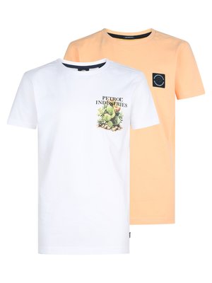 Petrol Industries, 2-PACK MULEGÉ - T-shirts print - diverse