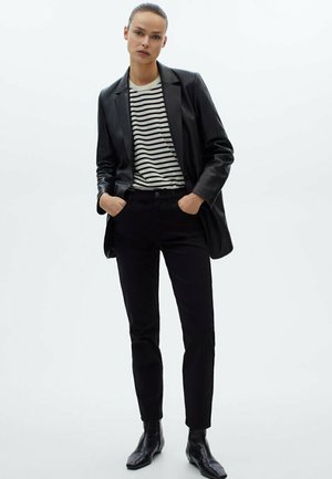 MIT HOHEM BUND - Spodnie materiałowe - black