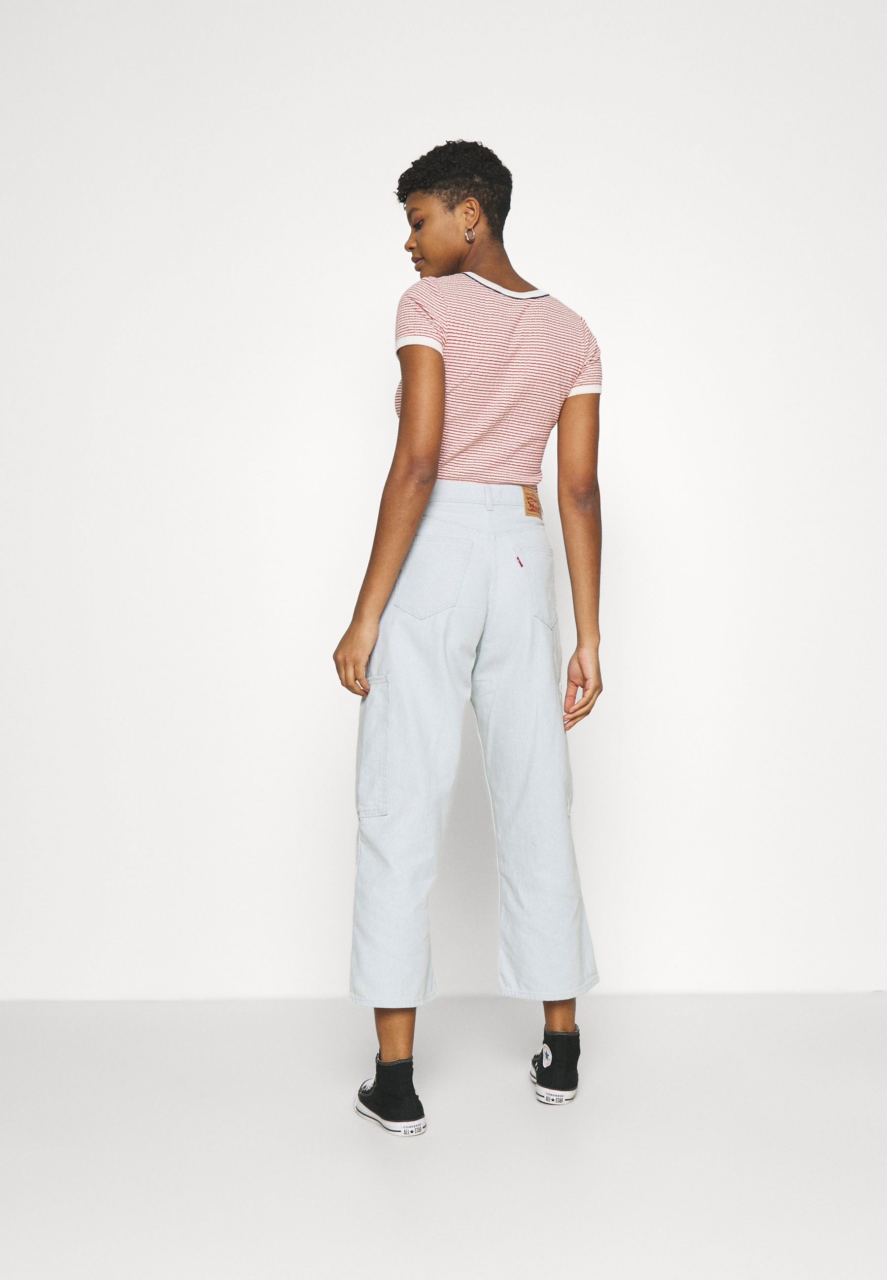 Levi's® HIGH WAISTED CROP - Vaqueros boyfriend - waste not/denim  descolorido - Zalando.es