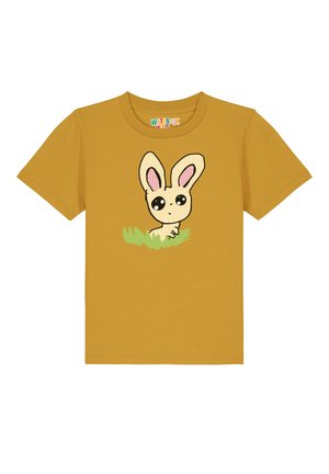 OSTERHASE IM GRAS - T-Shirt print - ochre