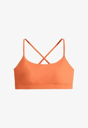 OYSHO, COMFORTLUX LIGHT-SUPPORT SPORTS BRA WITH CROSSOVER STRAPS 33717901 - Brassières de sport à maintien léger - salmon