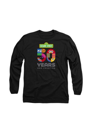 SESAME STREET YEARS LOGO - Long sleeved top - black