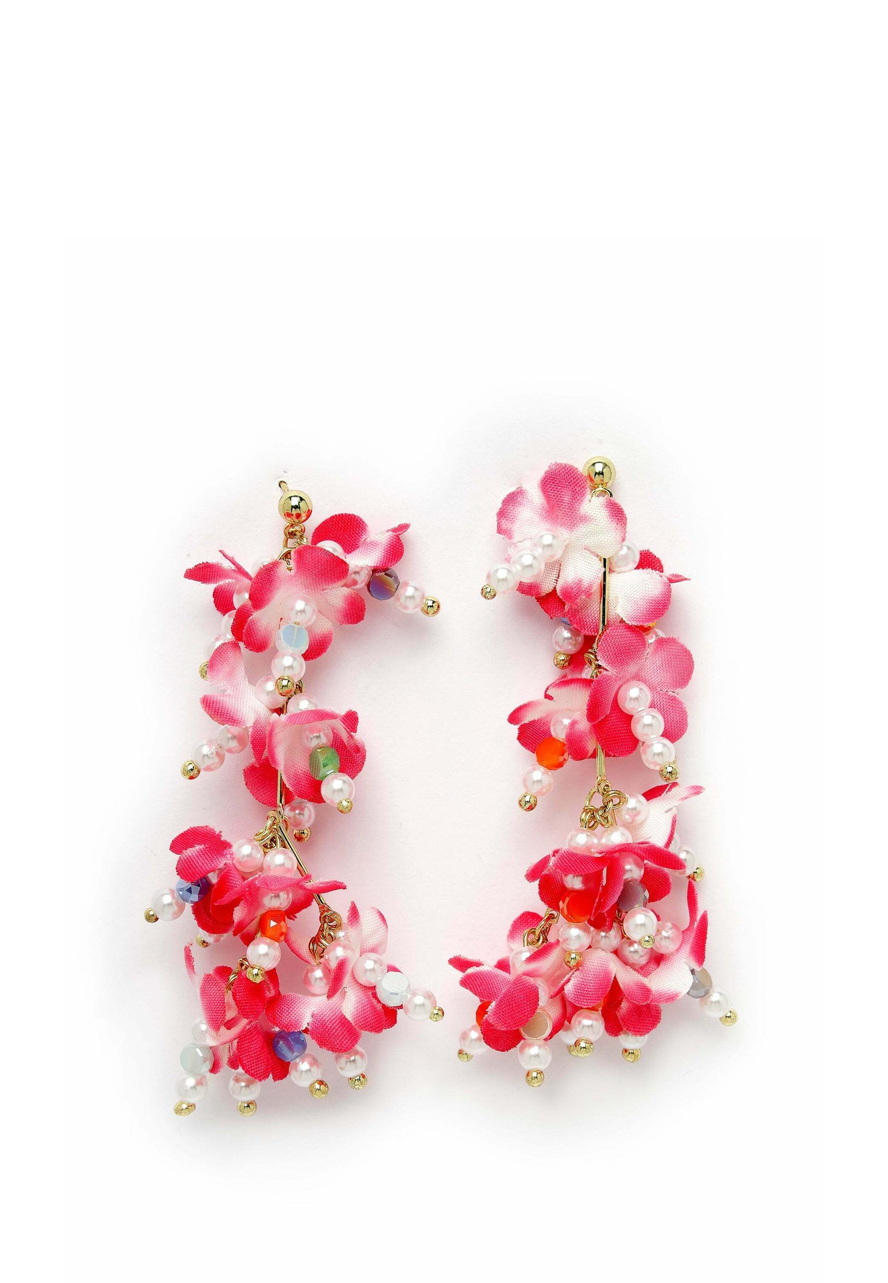 Orecchini Donna In Argento 925 Con Motivo Floreale E Rosa - Laimons, Eleganti E Senza Nichel (Diametro 10 Mm)