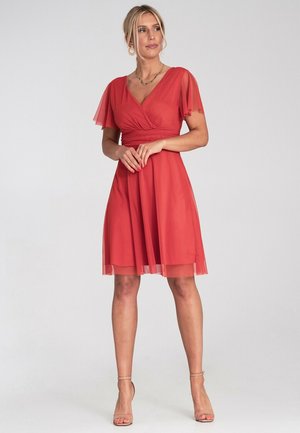 Freizeitkleid - orange