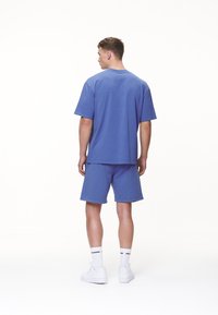 Pegador LOGO - Kratke hlače - washed retro blue/white gum
