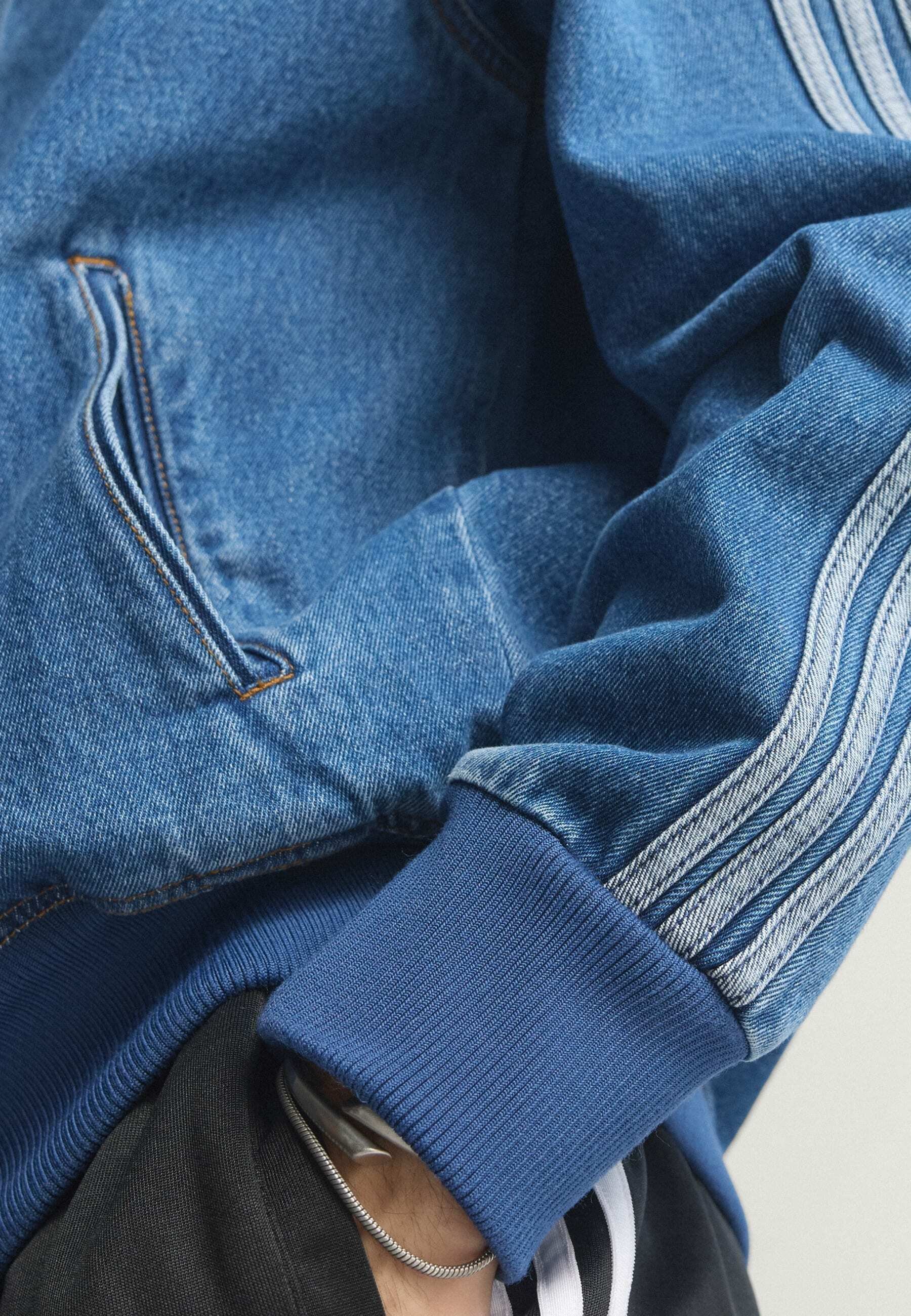 adidas Originals Denim jacket - blue denim/blue - Zalando.co.uk
