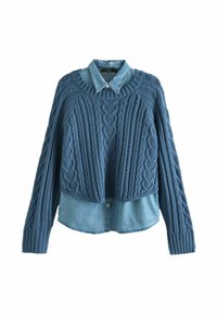 Next LAYER CABLE  - Džemper - blue chambray