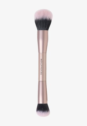 REVOLUTION CHEEK CHISEL BLUSH & BRONZE DUO BRUSH - Kosmetiikkasivellin