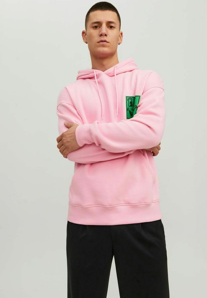 Jack u0026 Jones KEITH HARING - Hoodie - prism pink/pink - Zalando.de