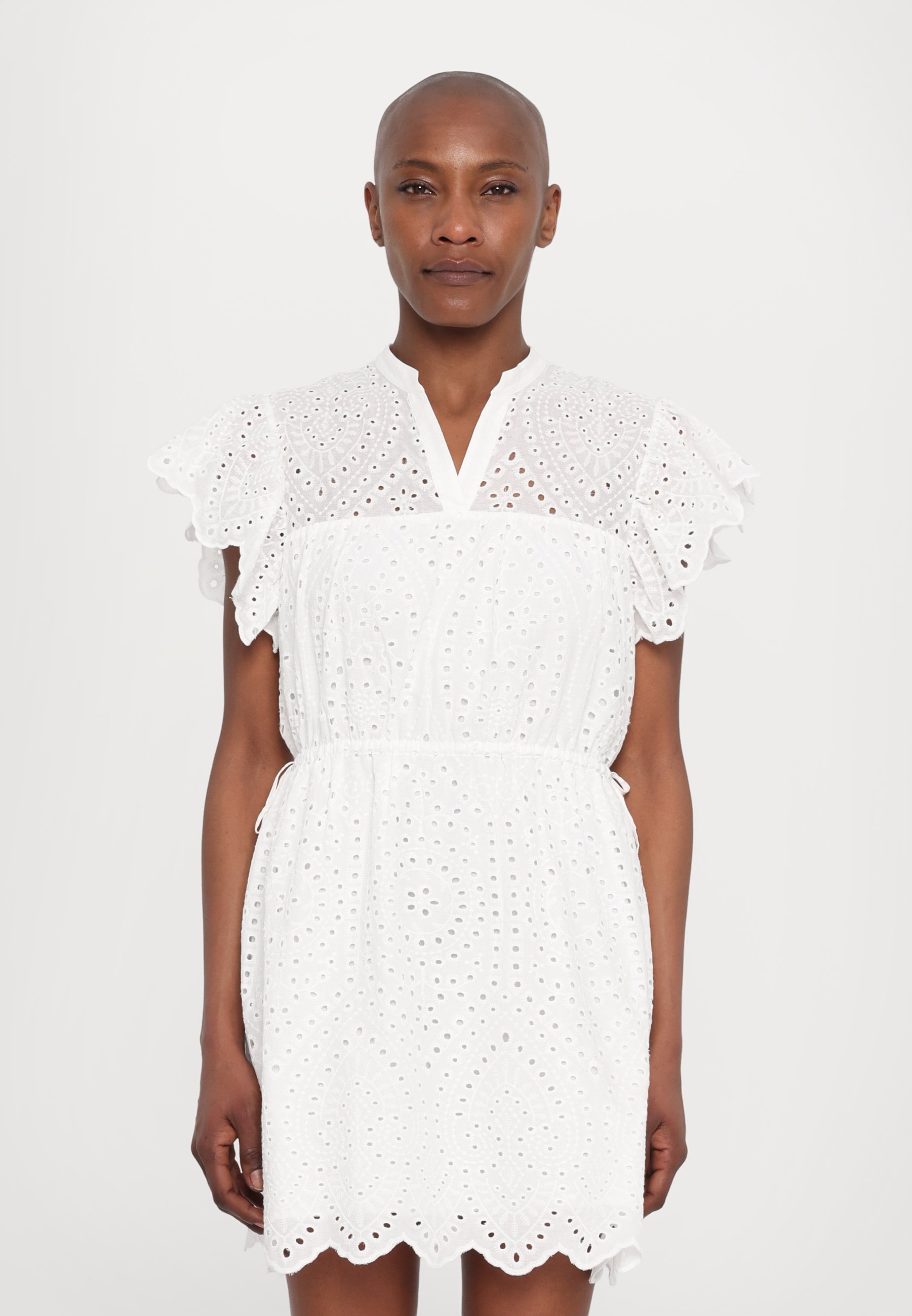 DESIGNERS REMIX LUNA SHORT DRESS - Day dress - cream/off-white -  Zalando.co.uk