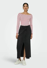 ONLY ONLLUCA BOATNECK BOX - Μπλούζα με μακριά μανίκια - cloud dancer