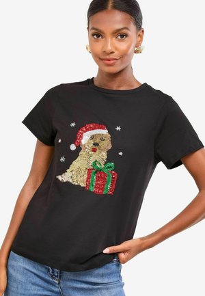 REGULAR FIT - CREW NECK - Tricou cu imprimeu - christmas cockapoo