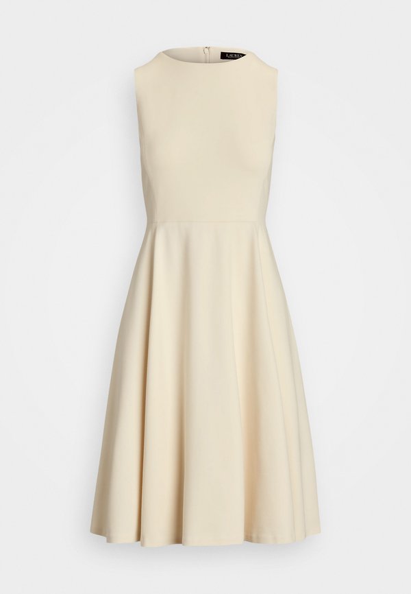 PONTE FIT AND FLARE DRESS - Jersey dress - mascarpone cream4