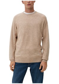 s.Oliver Strickpullover - sandfarben