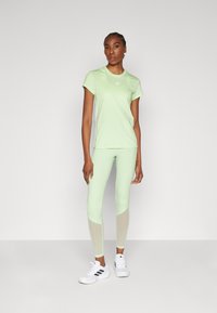 adidas Performance Športne majice - semi green spark/white