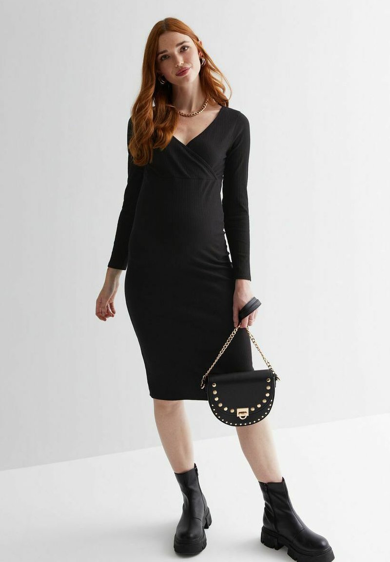 New Look Maternity Jerseyjurk zwart